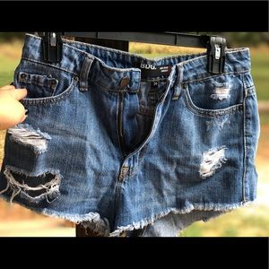 BDG denim shorts